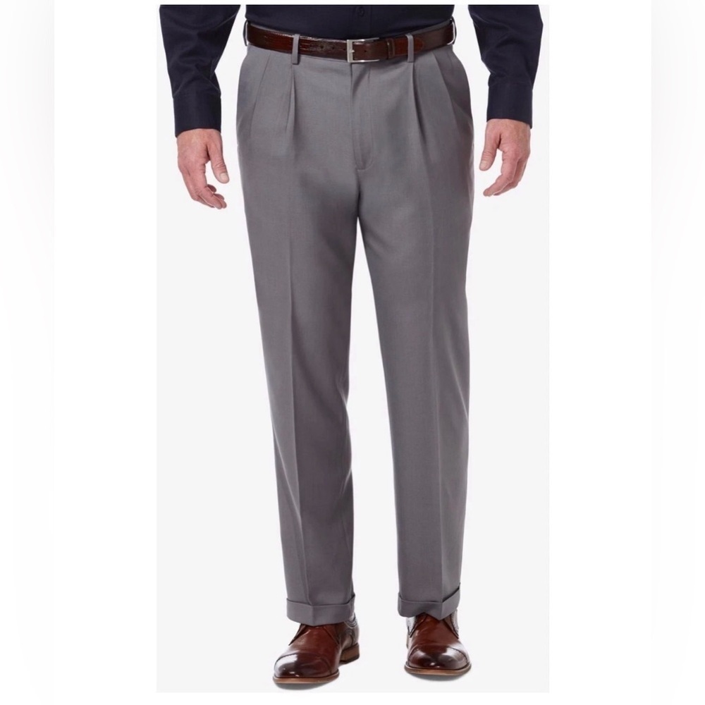 Haggar Men’s Classic Fit Stretch Dress Pants Sz 32Wx30L